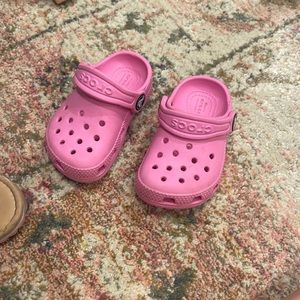 Pink Crocs Toddler